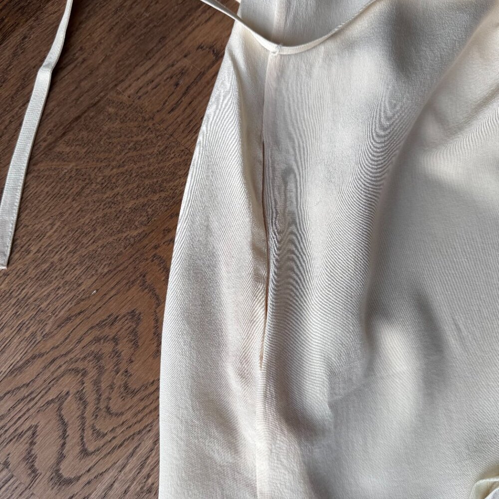 Whistles Cream Silk Dress - UK 12 / EU 40 / US 8 - Picture 11 of 13